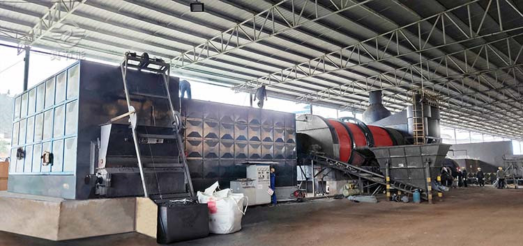 白酒糟烘干機(jī)客戶(hù)案例現(xiàn)場(chǎng)