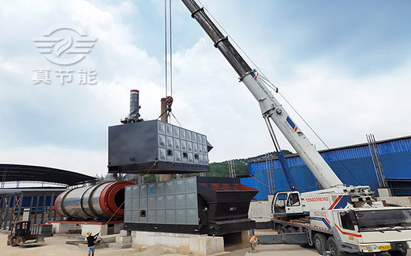 醋糟烘干機(jī)吊裝現(xiàn)場 醋糟烘干機(jī)吊裝現(xiàn)場