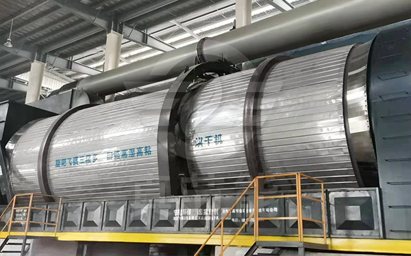 醬油渣烘干機(jī)案例現(xiàn)場